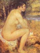 Pierre-Auguste Renoir, Seating Girl,